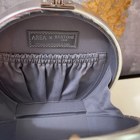 Area X Bertoni 1949 vintage silver handbag - Picture 5 of 9